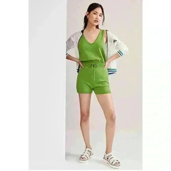 NWT Daily Practice by Anthropologie Knit Romper S - Picture 1 of 3